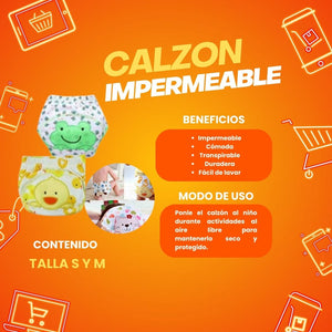 CALZON IMPERMEABLE PARA NIÑOS